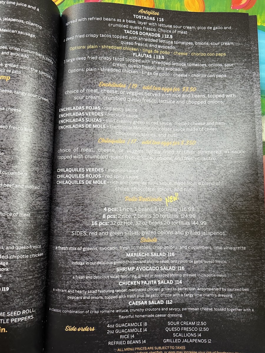 El Mariachi Mexican Restaurant Menu - Image 2